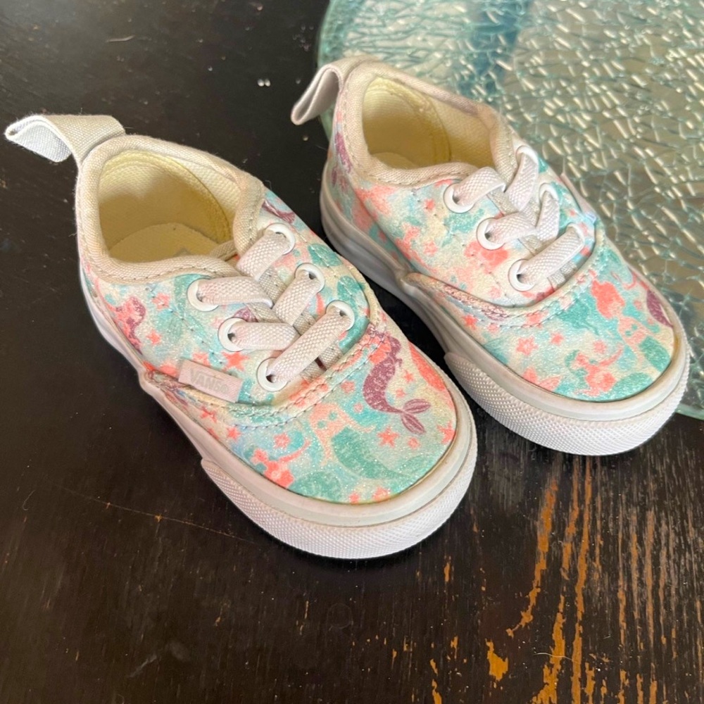 Vans Glitter Mermaid Slip On Sneakers